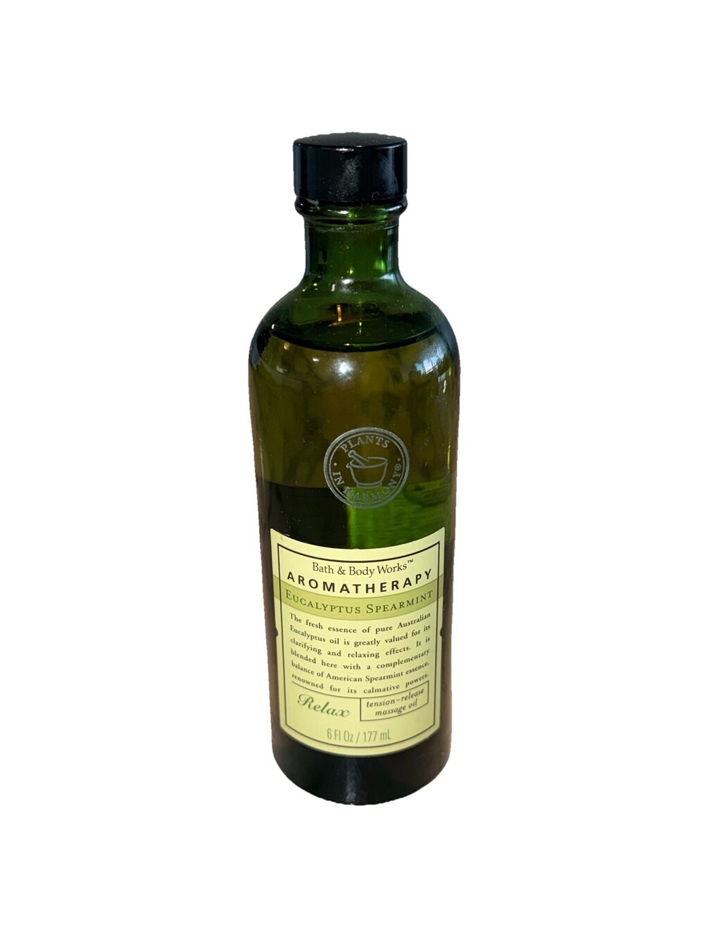 Bath Body Works Aromatherapy Eucalyptus Spearmint Massage Oil 6 Oz Discontinued